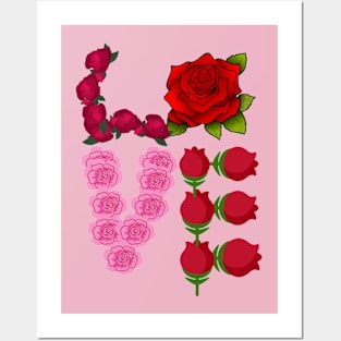 For the love of roses Posters and Art